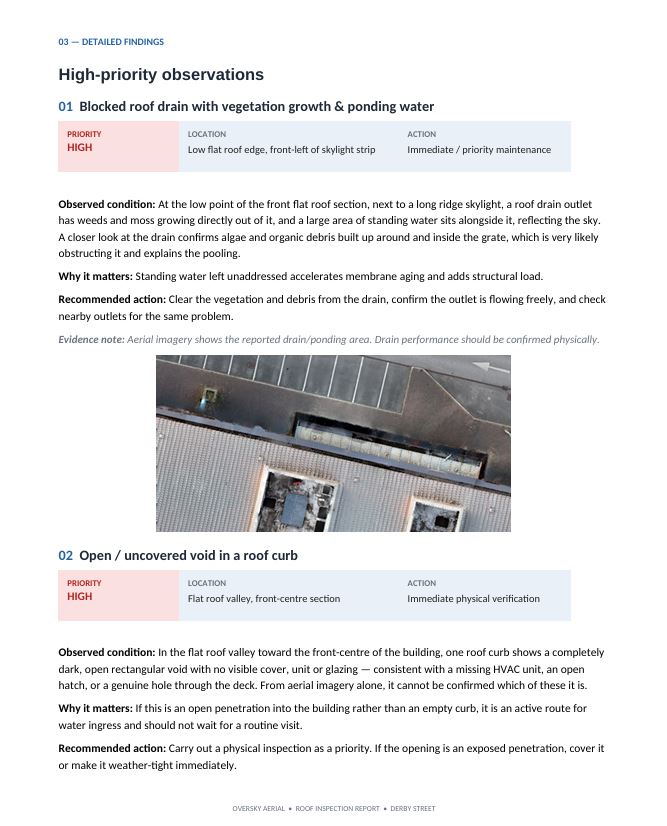 Roof survey case study page 4